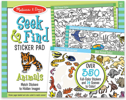 X Animals Sticker Pad