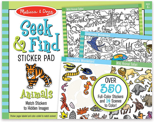 X Animals Sticker Pad