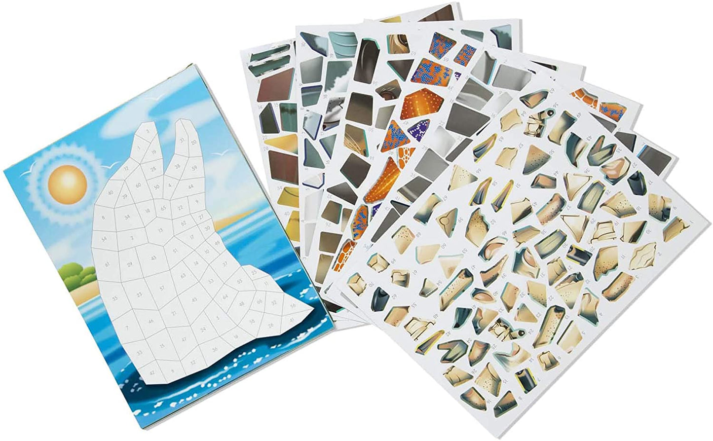 X Mosaic Ocean Sticker Pa