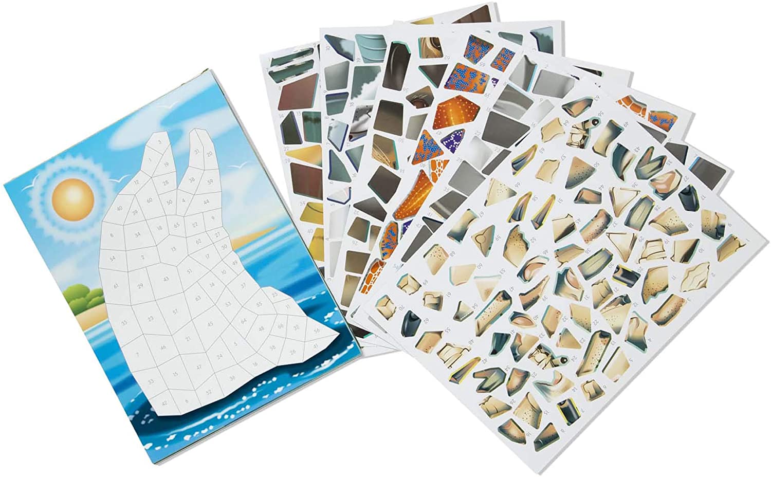 X Mosaic Ocean Sticker Pa