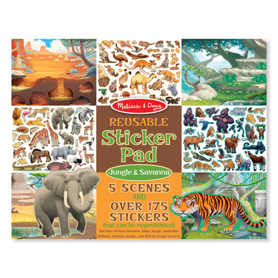 Reusable Sticker Jungle