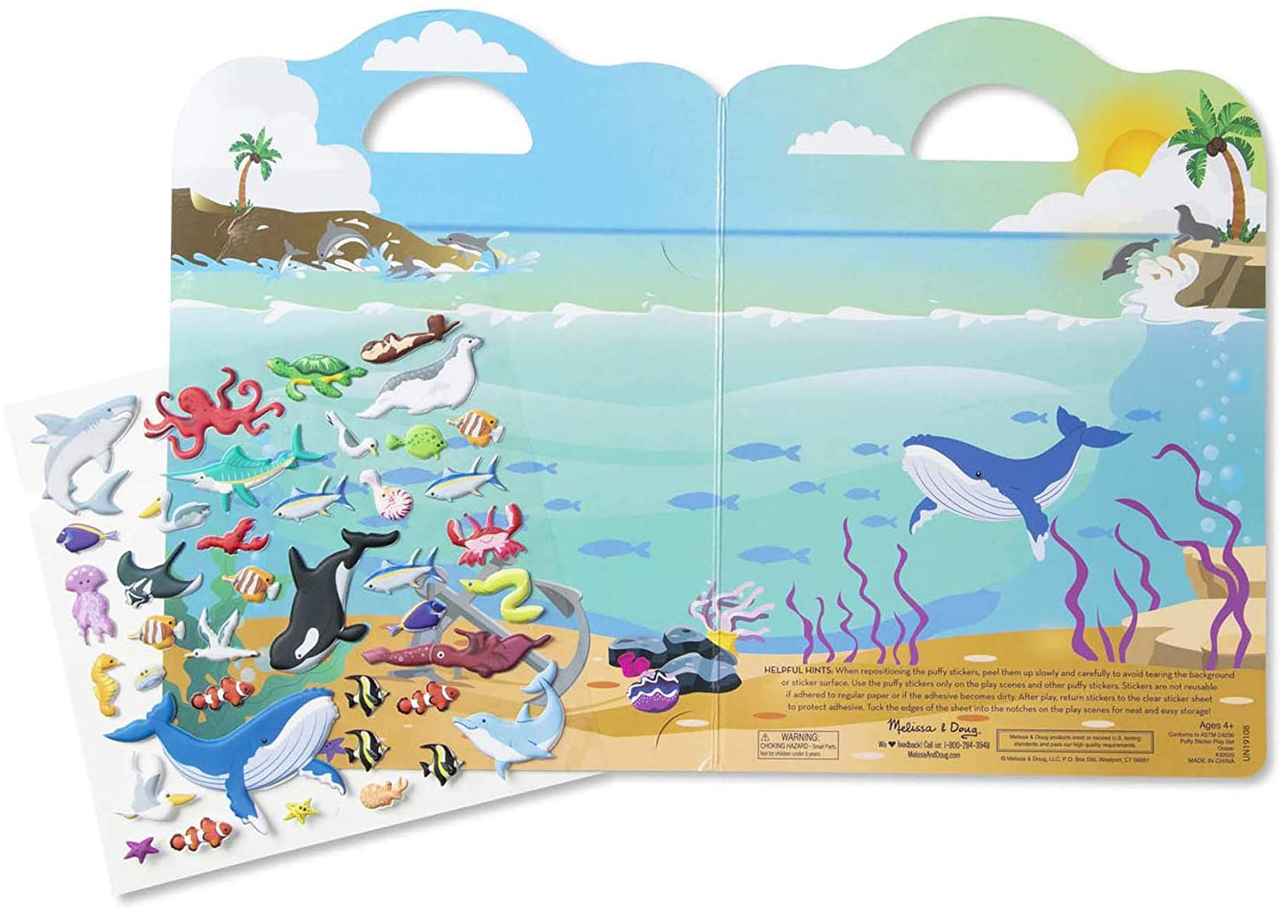 Puffy Sticker Ocean