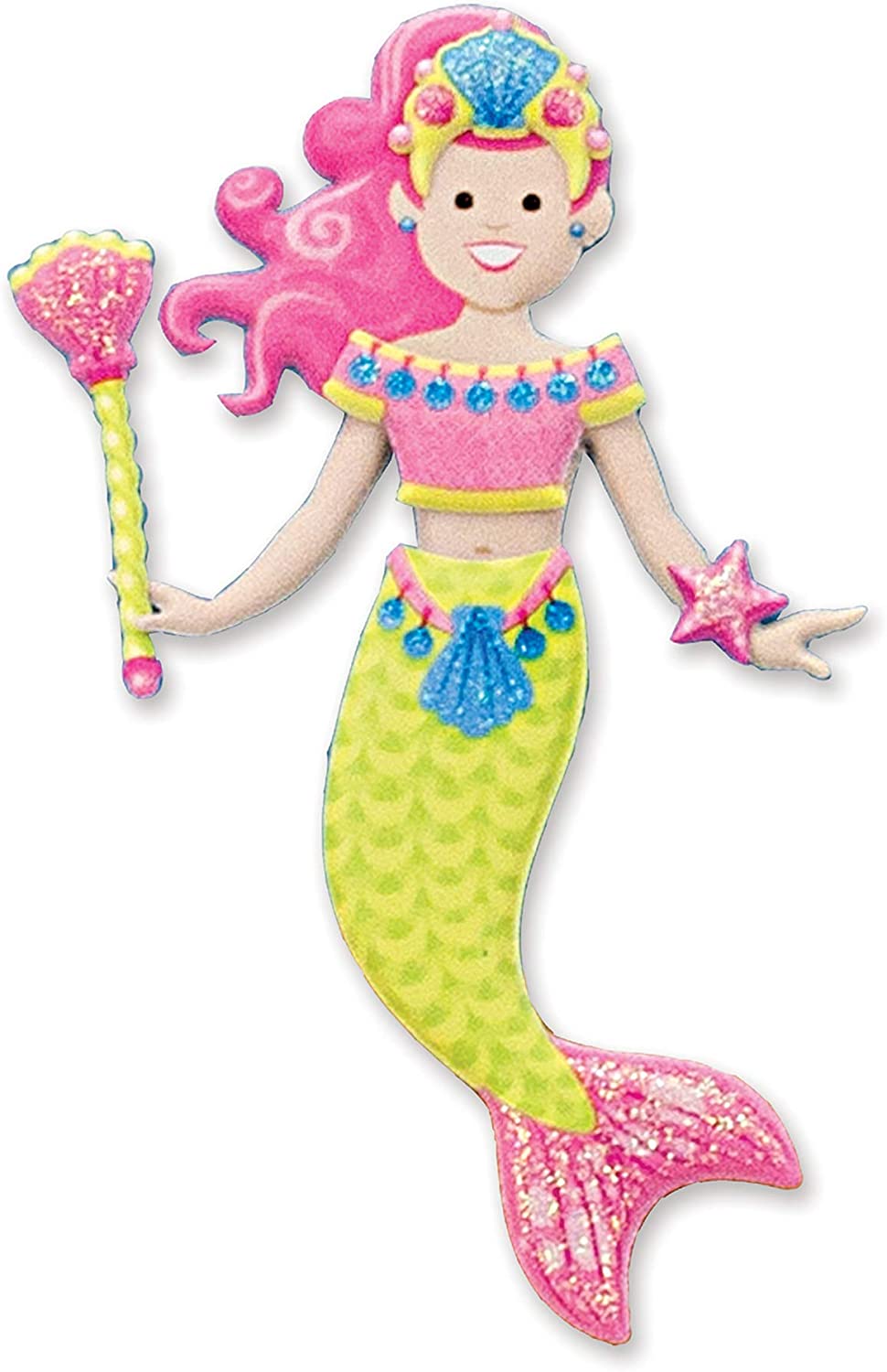 Puffy Sticker Mermaid