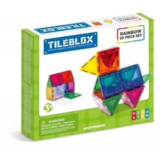 * Tileblox Rainbow 20pc