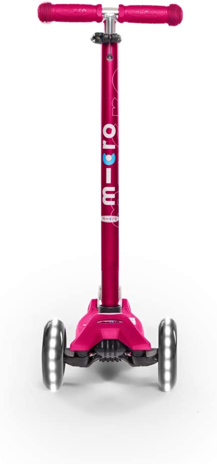 Maxi Deluxe Led Pink Scoo