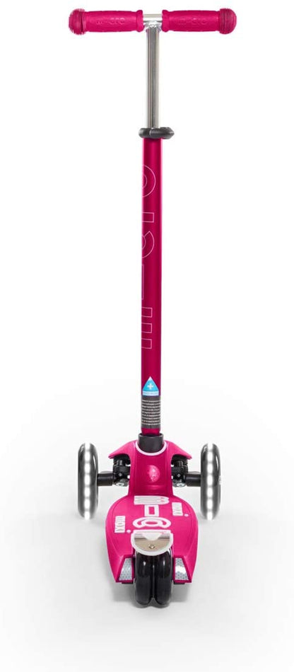 Maxi Deluxe Led Pink Scoo