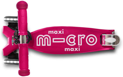 Maxi Deluxe Led Pink Scoo