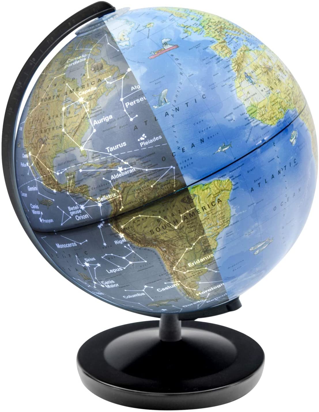 X Day and Night Globe