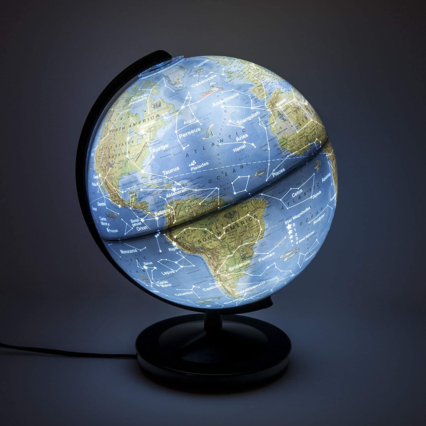 X Day and Night Globe