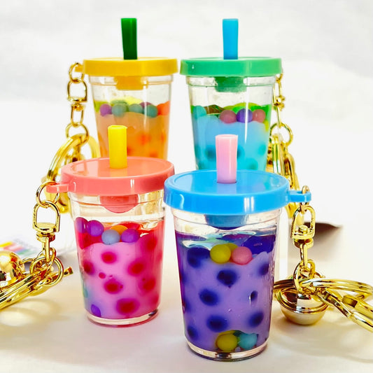 Pastel Boba Floaty Key