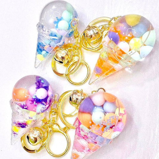 Ice Cream Boba Floaty Key