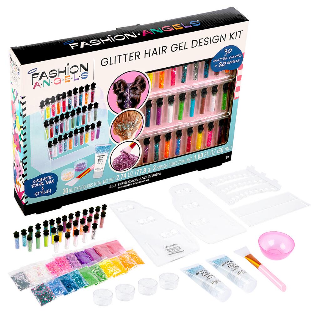 X Glitter Hair Gel Super