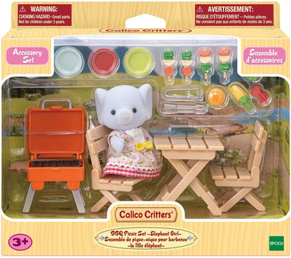 Bbq Picnic Elephant Girl