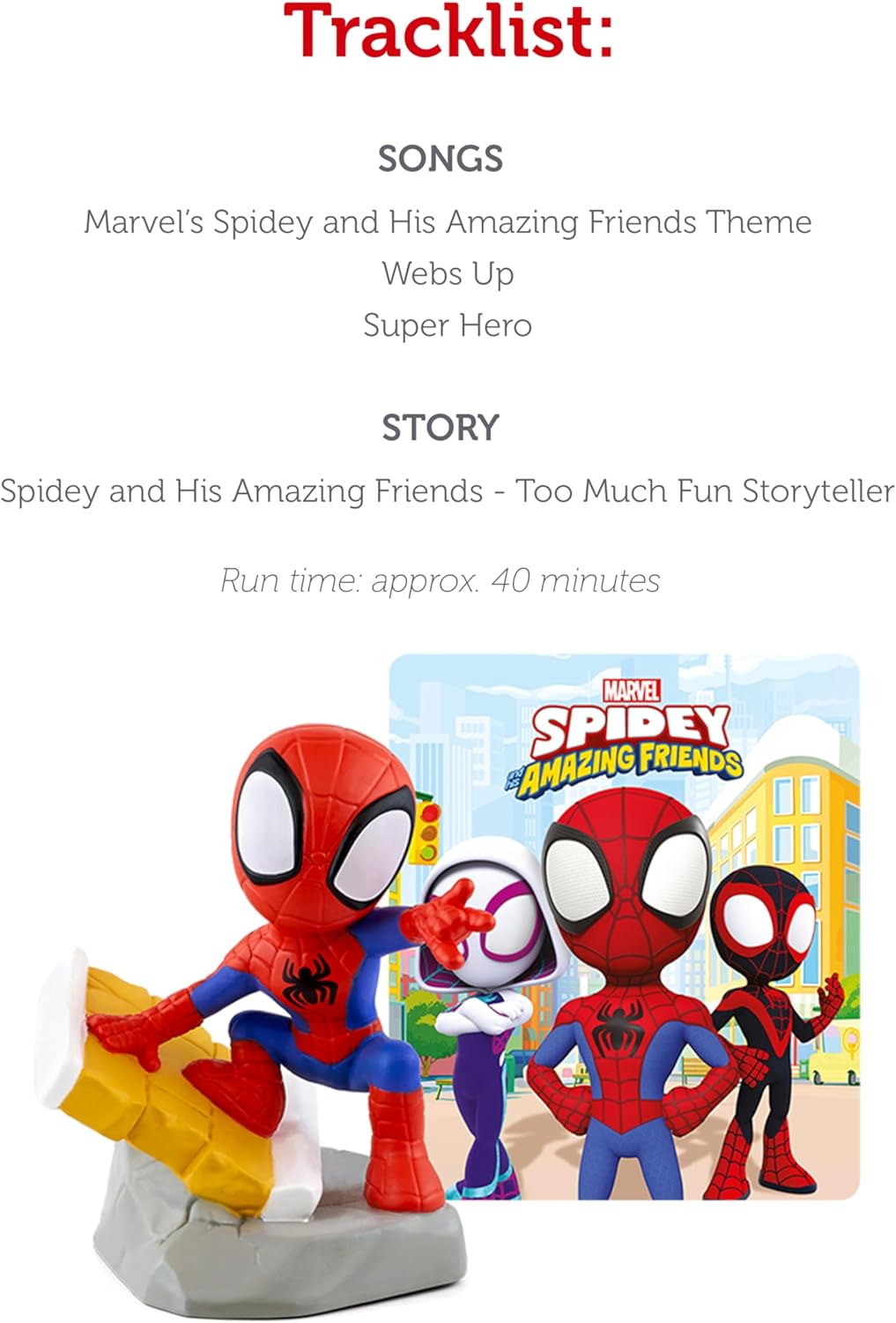 Tonie Marvel Spidey and