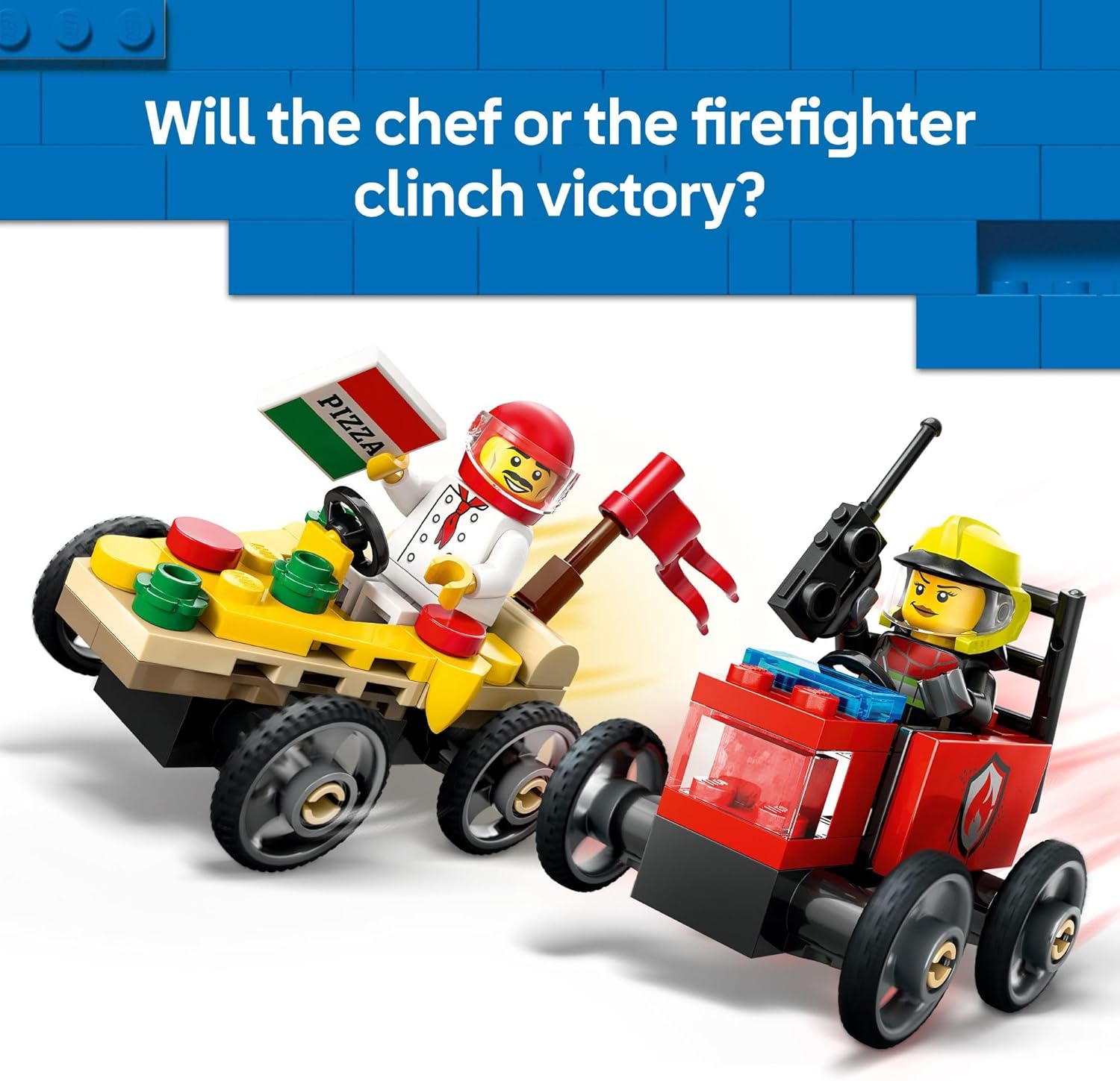Lego® Pizza Vs Fire Truck