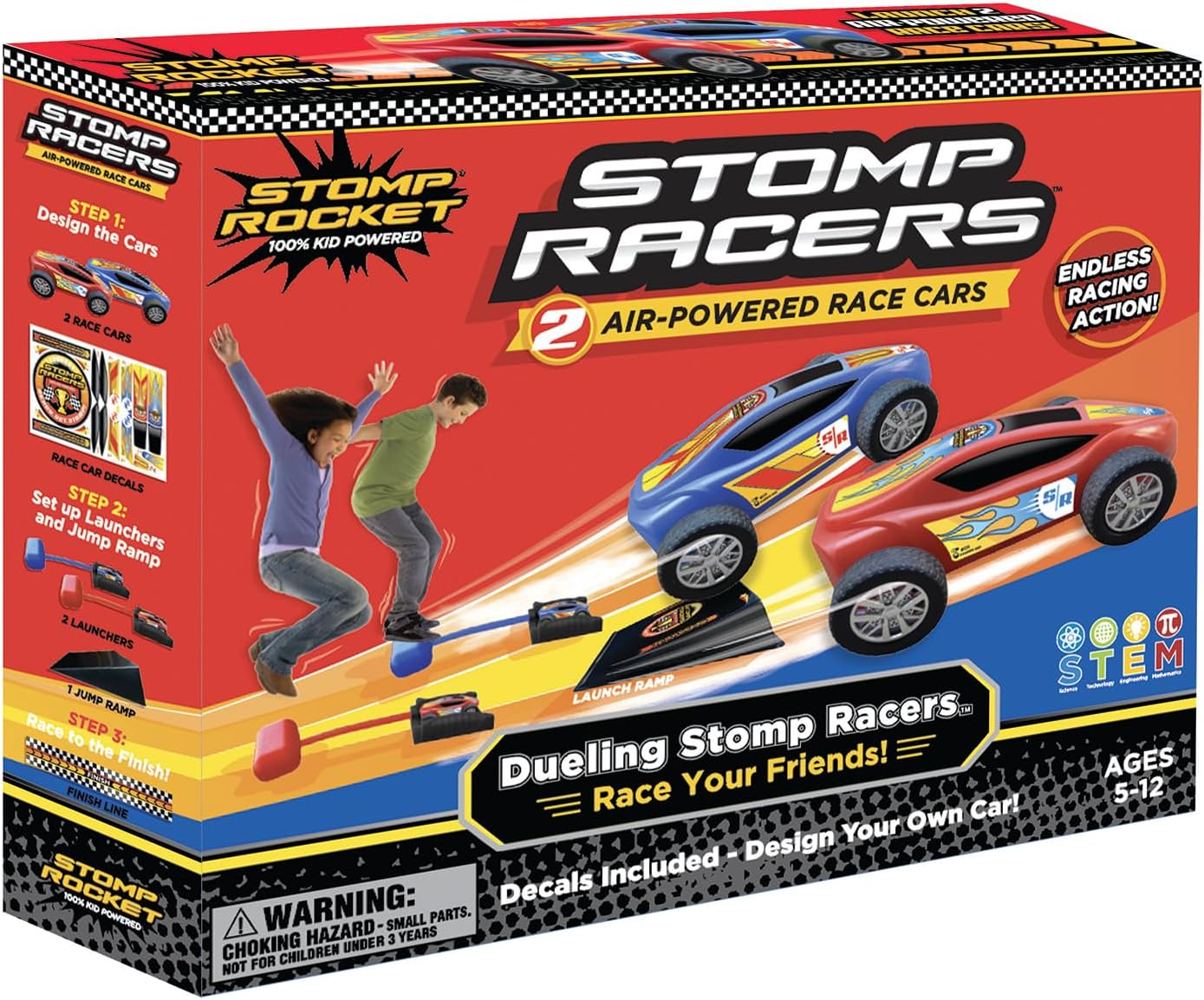 Dueling Stomp Racer Cars