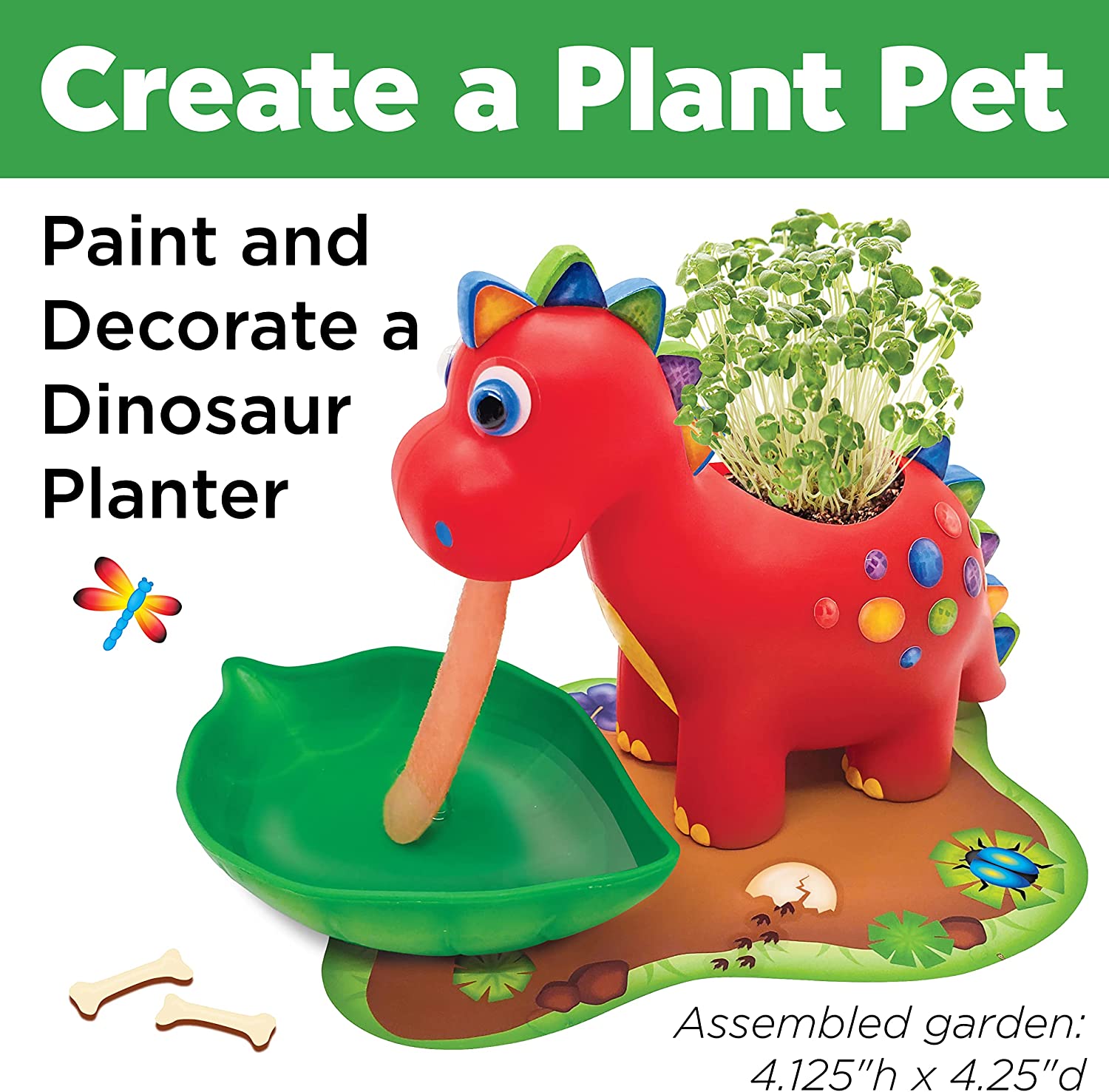 X Self-Watering Dinosaur