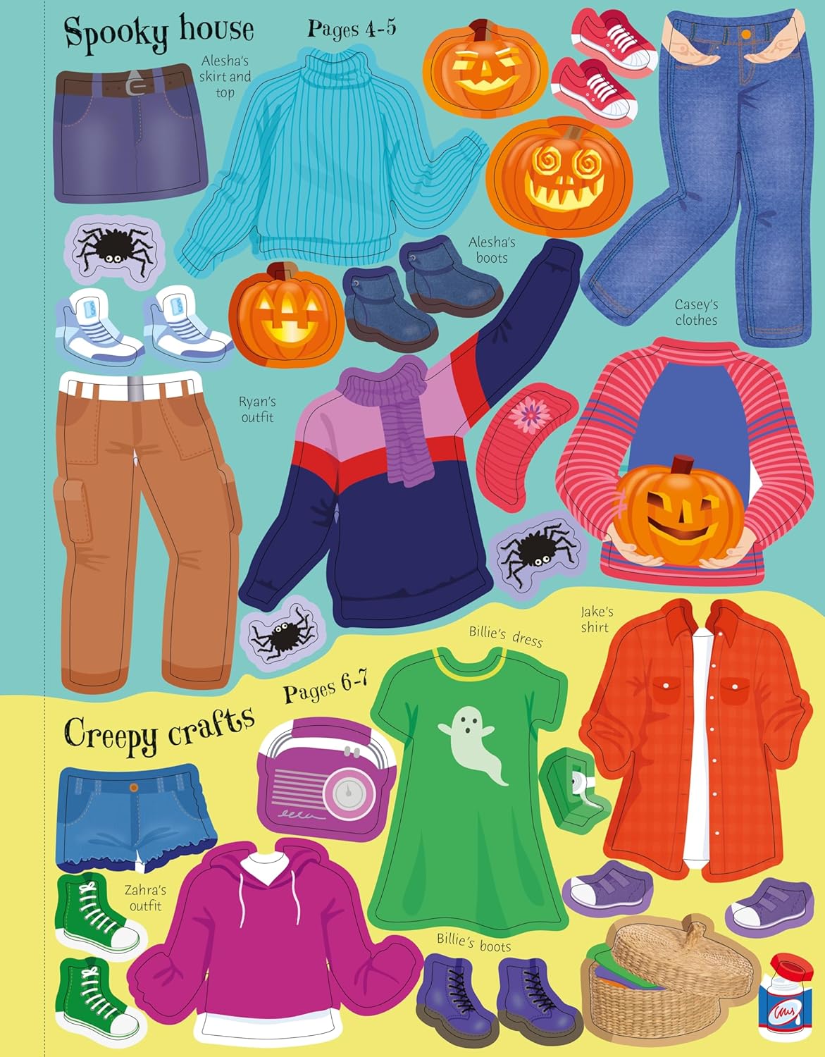 Sticker Dolly Trick or Tr