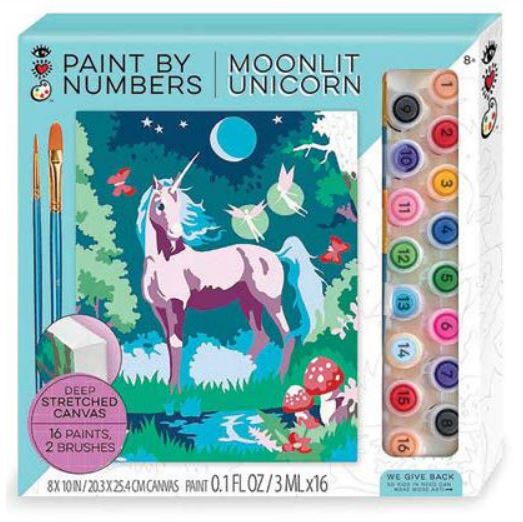 Paint Number Unicorn Moon