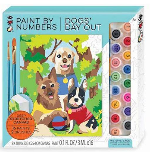 X Paint Number Dog Portra