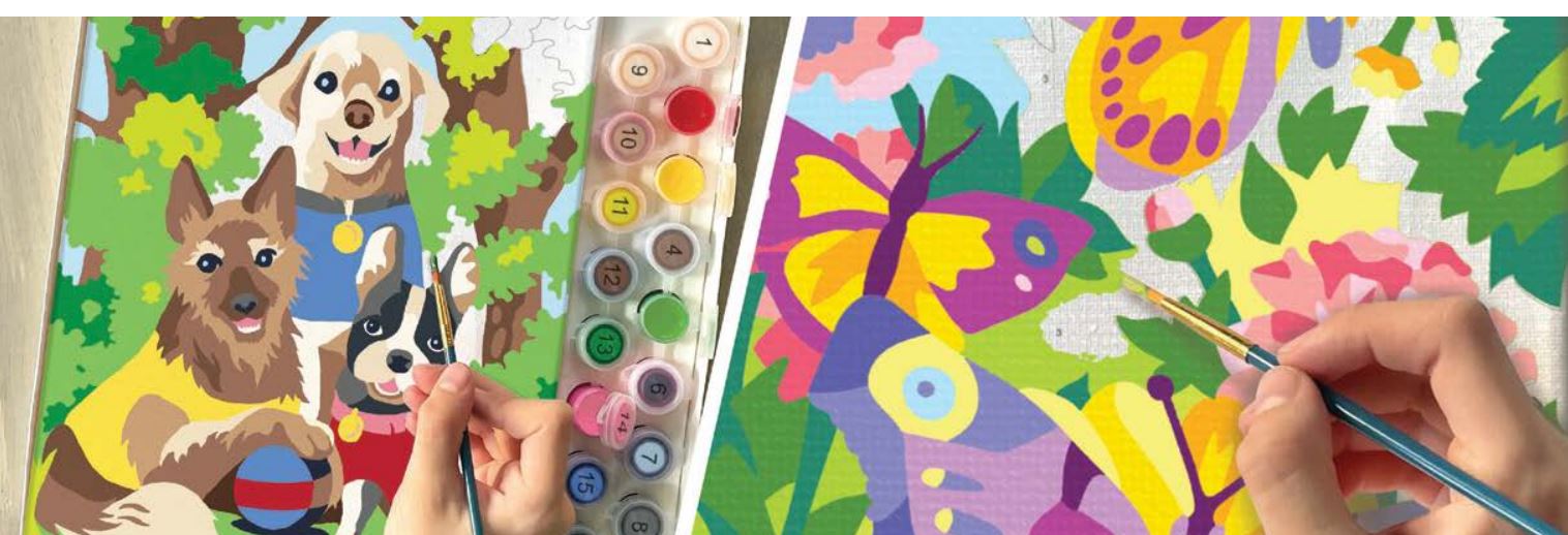 X Paint Number Butterflie