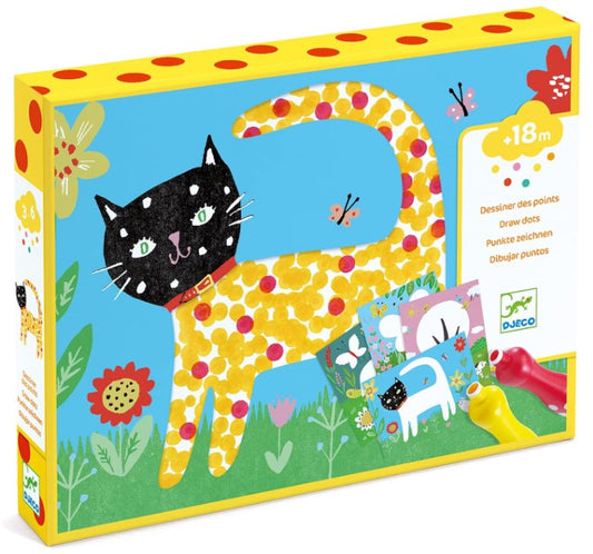 X Cat Painting Small Dot