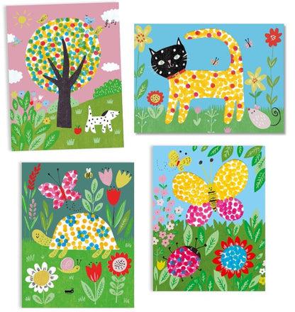 X Cat Painting Small Dot