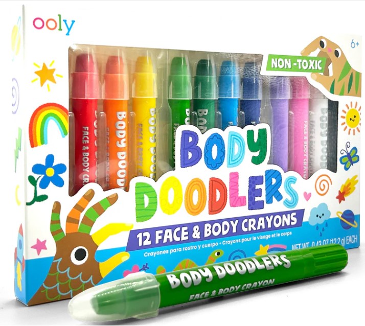 Body Doodlers Face Crayon