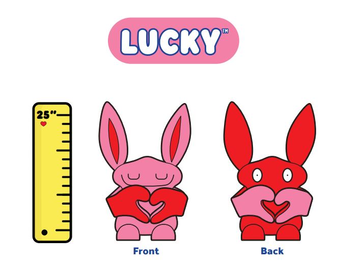 Bumpas Large Lucky Pink
