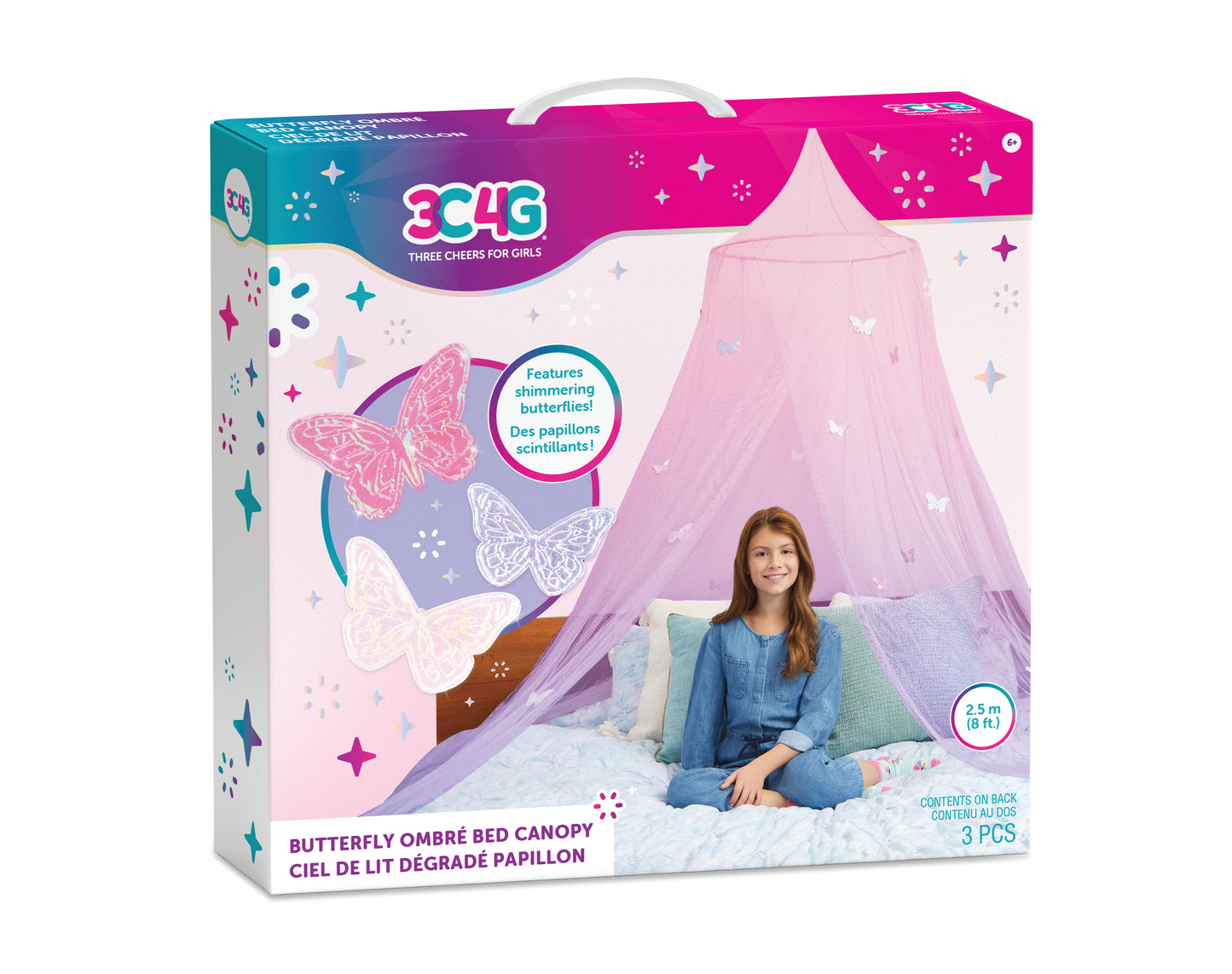 X Butterfly Ombre Canopy
