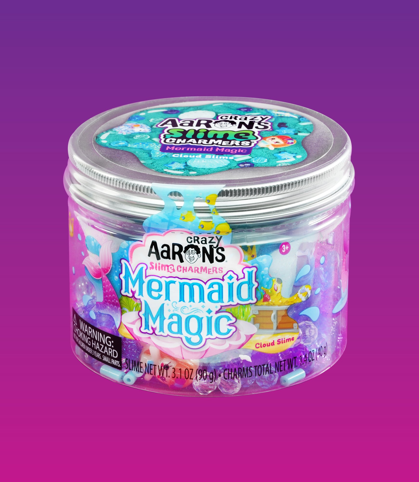 Crazy Aarons Mermaid Magic Slime Charm