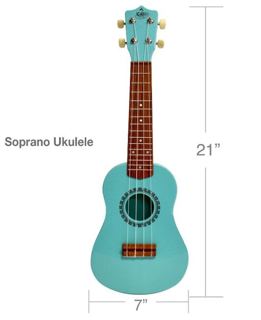 Kakooukulele Seafoam Grn