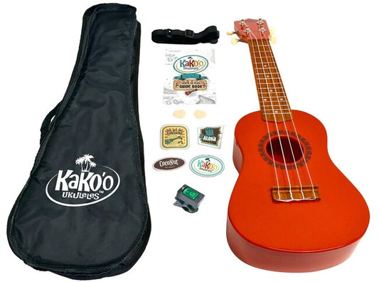 Kakooukulele Sunset Red