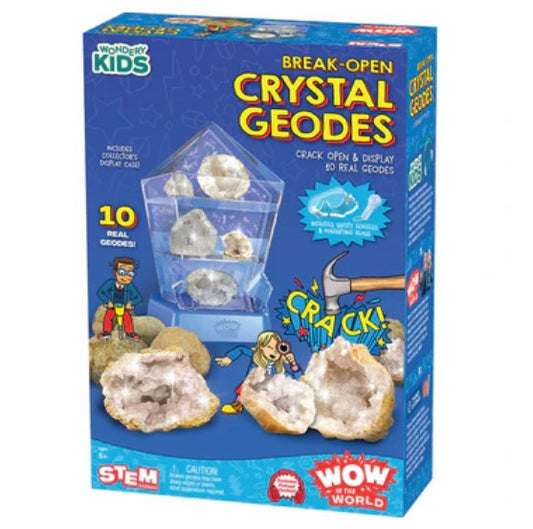 Break Crystal Geodes