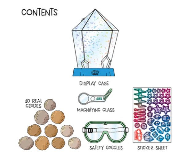 Break Crystal Geodes