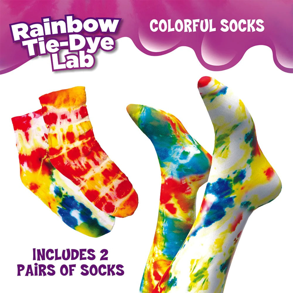 X Rainbow Tie-Dye Lab