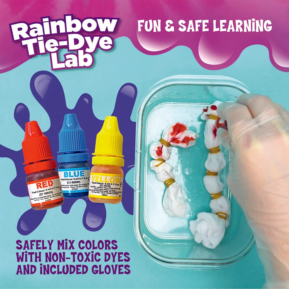 X Rainbow Tie-Dye Lab