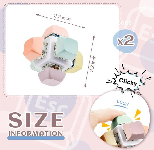Keyboard Clicker Cube