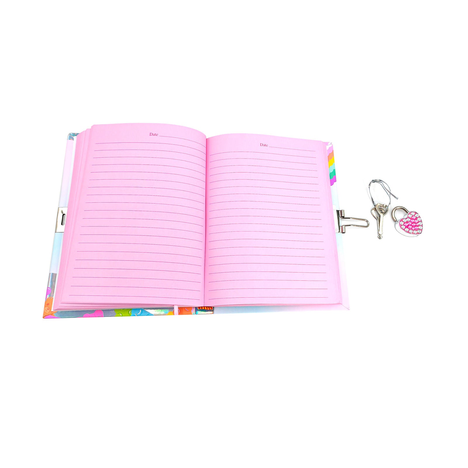 X Diary with Lock and Key