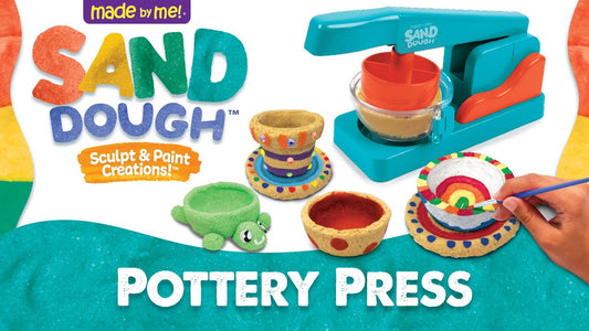 X Sand Dough Pottery Stud