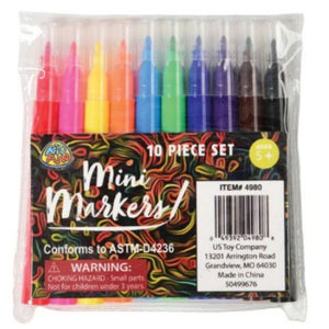 X Mini Markers 10 Pc