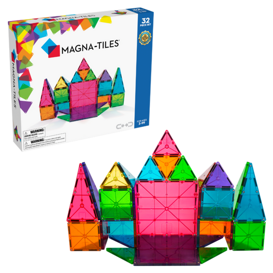 X Magnatiles 32pc Clear