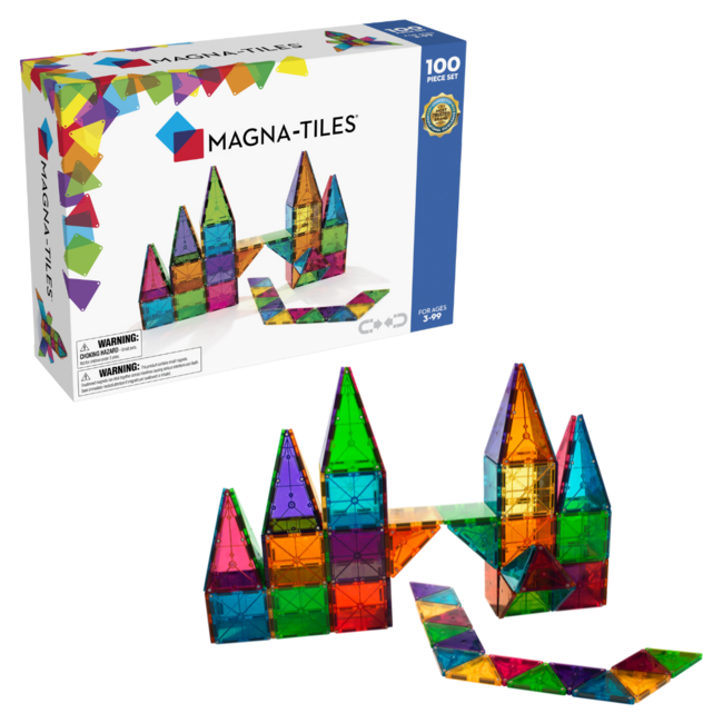 D Magnatiles 100pc Clear