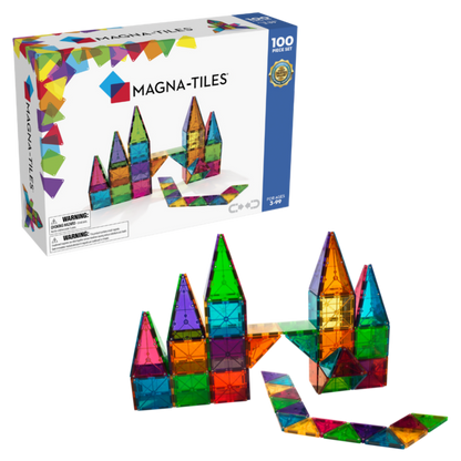 D Magnatiles 100pc Clear