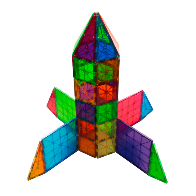 D Magnatiles 100pc Clear